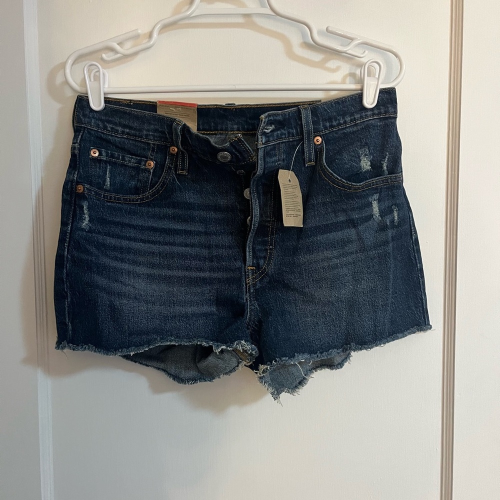 Levi's Indigo Denim Jean Shorts